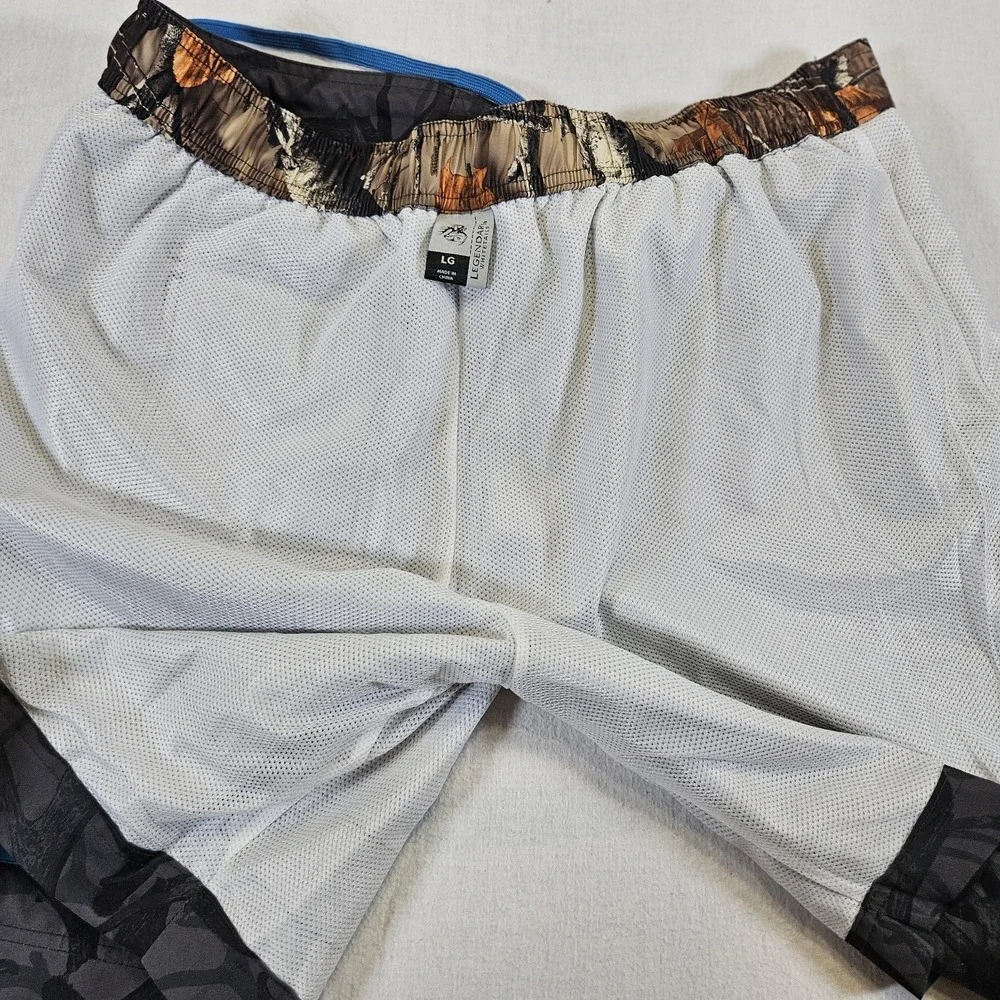 Legendary Whitetails Shorts Mens Boardshorts Swim Trunks Large Camo Swimwear‎